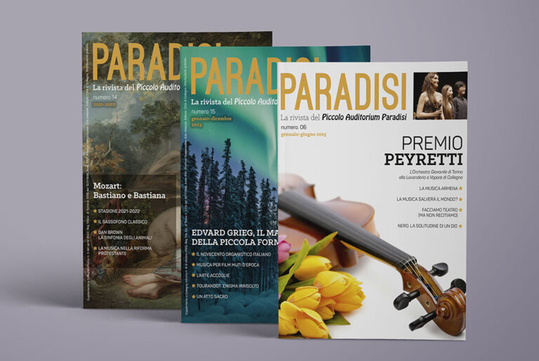 Piccolo Auditorium Paradisi Magazine Covers