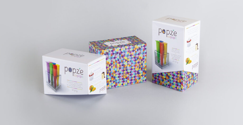 Popze 4 and 6 pieces packaging (opened)