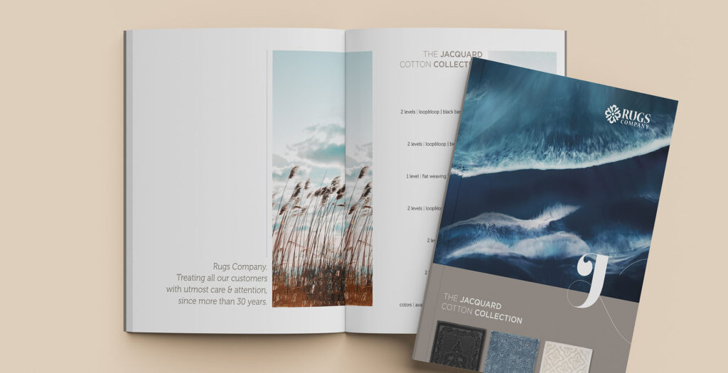 Lonora rugs product catalogue cover