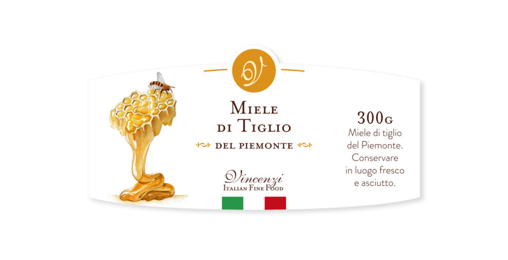 Vincenzi Fine Food honey label